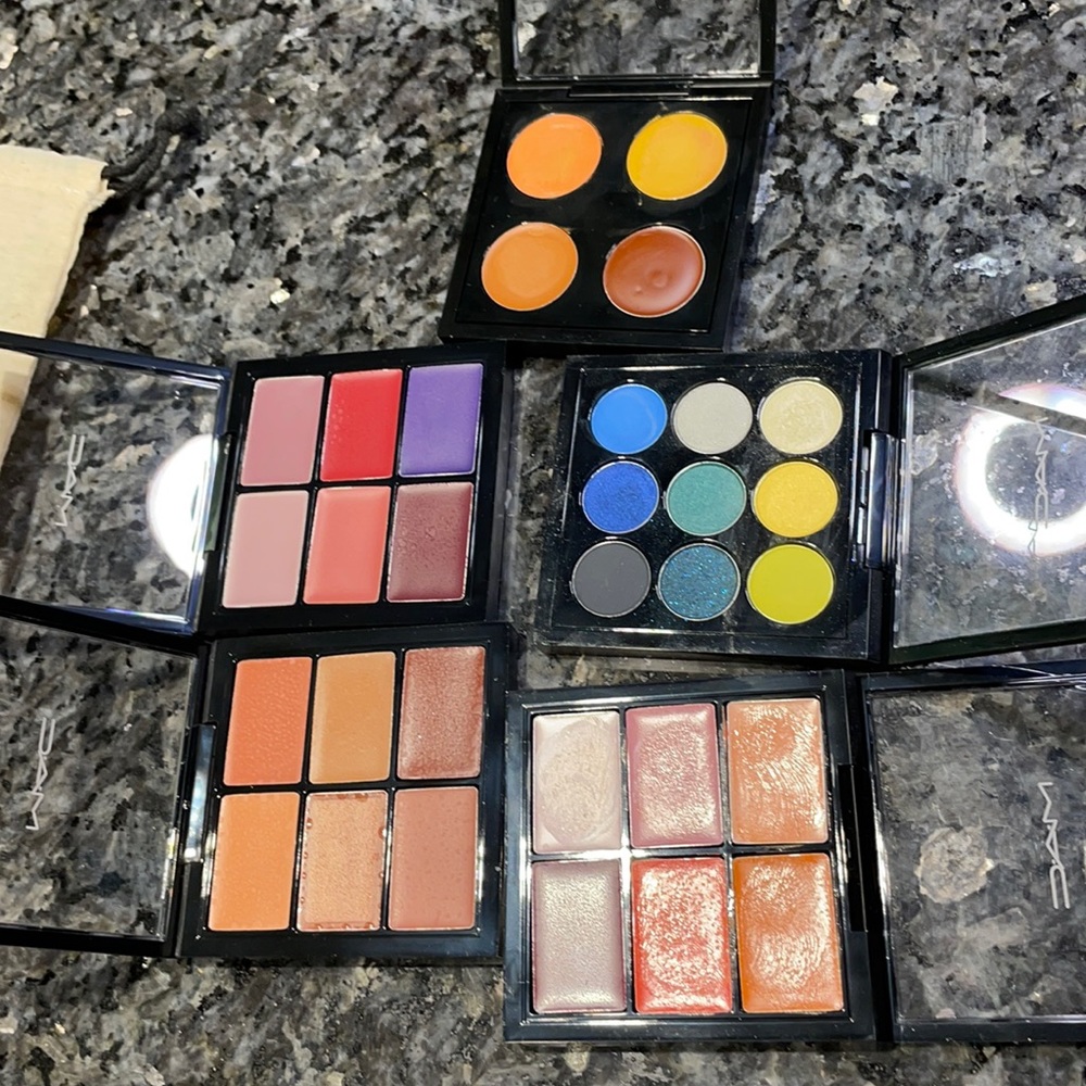 MAC EYE SHADOW, LUP & COLOR CORRECT PALETTEs